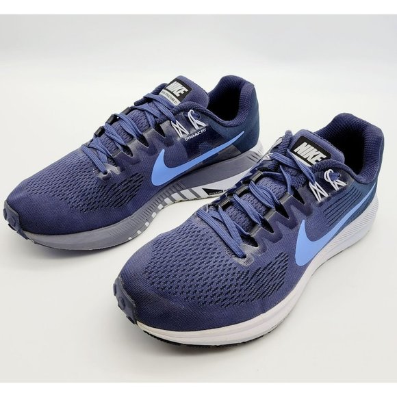Nike Zoom Structure 21 Blue Women's Running Shoes Size 7 - Picture 2 of 10